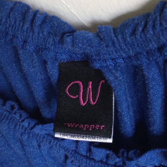 Wrapper Royal Blue Maxi Dress, size 1X - Picture 6 of 8